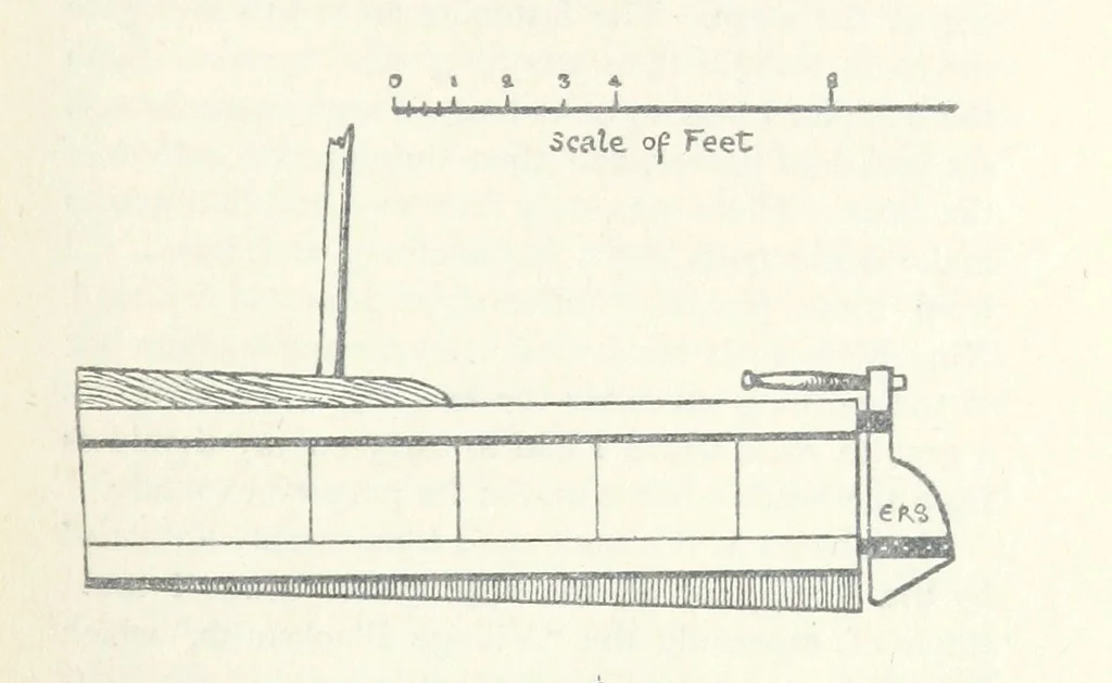 An illustration from Jethou; or, Crusoe life in the Channel Isles, 1892, leaf 95