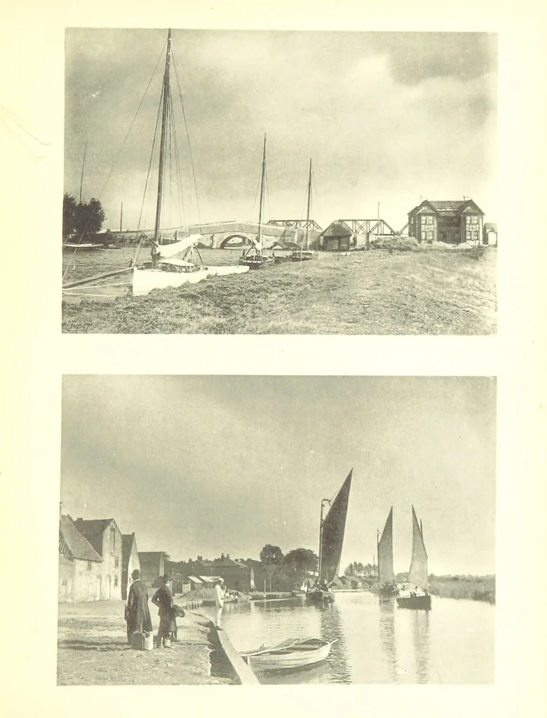An illustration from Sun Pictures of the Norfolk Broads ... By Payne Jennings. With letterpress description by Ernest R. Suffling. (Second edition.), 1892, leaf 119