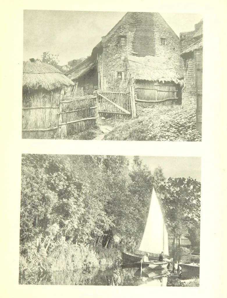 An illustration from Sun Pictures of the Norfolk Broads ... By Payne Jennings. With letterpress description by Ernest R. Suffling. (Second edition.), 1892, leaf 127