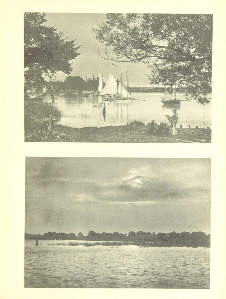 An illustration from Sun Pictures of the Norfolk Broads ... By Payne Jennings. With letterpress description by Ernest R. Suffling. (Second edition.), 1892, leaf 139