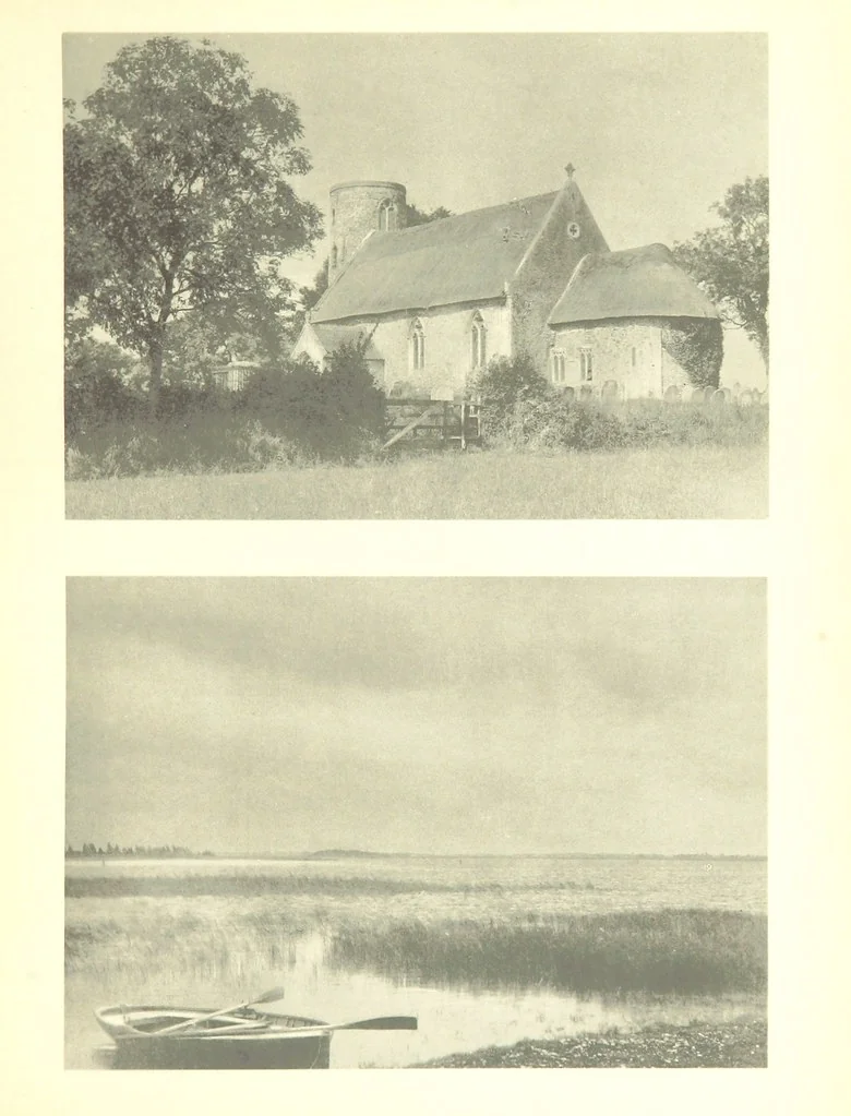 An illustration from Sun Pictures of the Norfolk Broads ... By Payne Jennings. With letterpress description by Ernest R. Suffling. (Second edition.), 1892, leaf 143