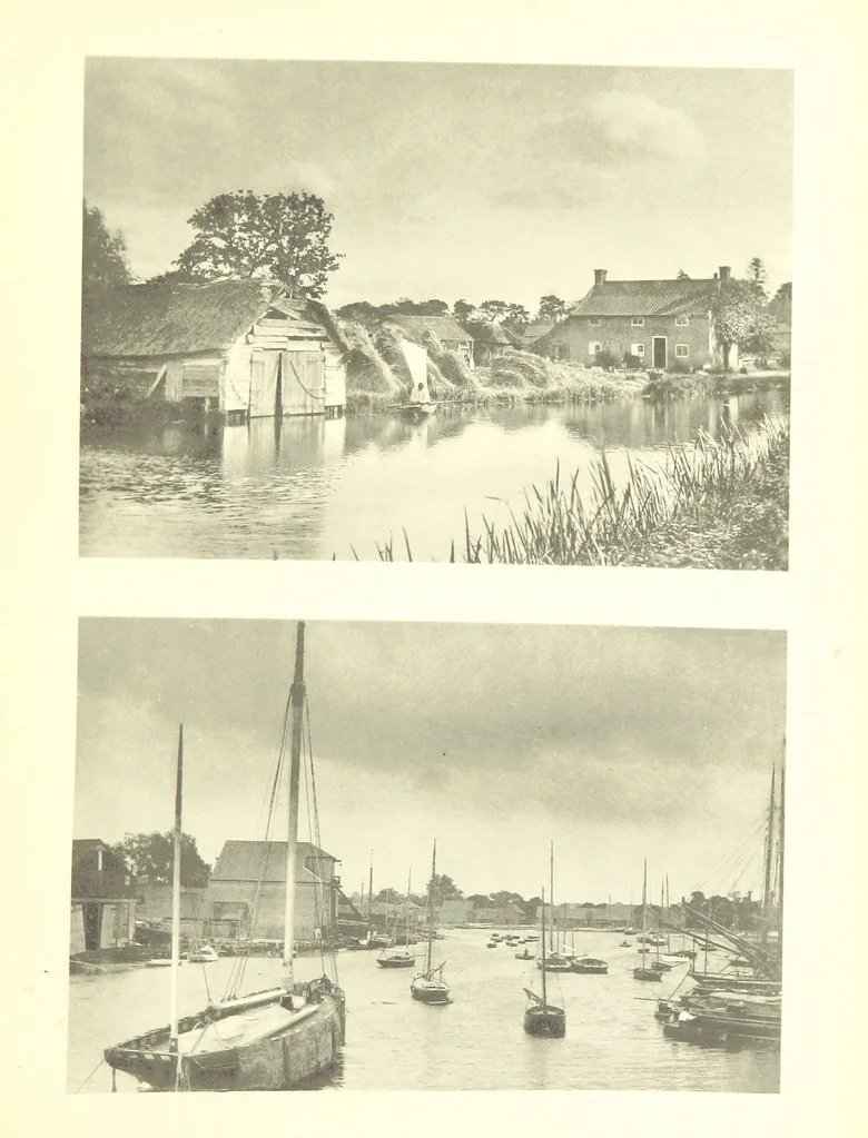 An illustration from Sun Pictures of the Norfolk Broads ... By Payne Jennings. With letterpress description by Ernest R. Suffling. (Second edition.), 1892, leaf 147