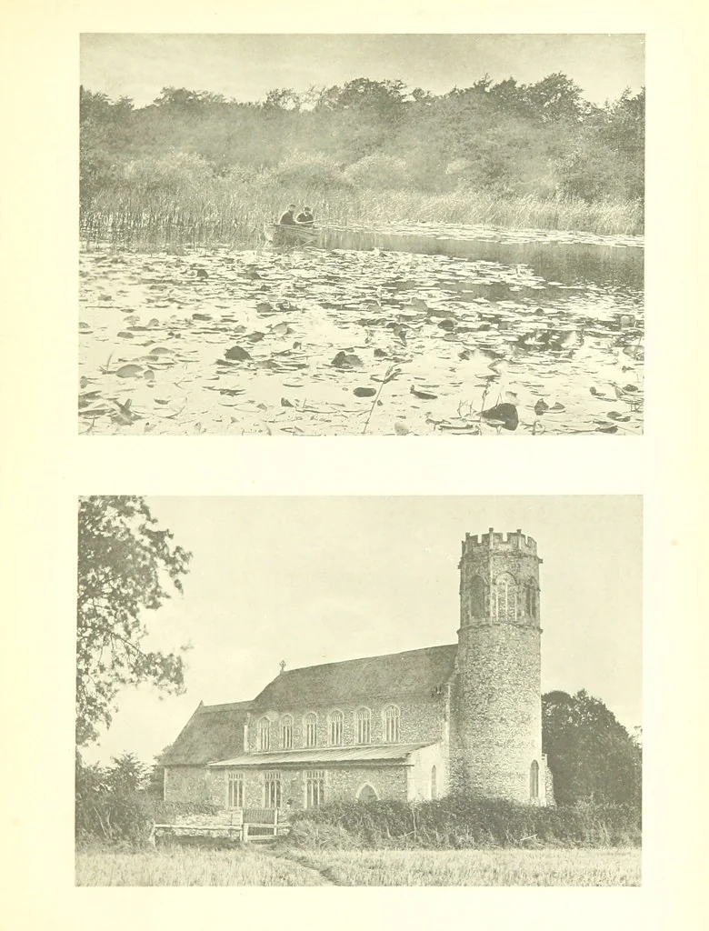 An illustration from Sun Pictures of the Norfolk Broads ... By Payne Jennings. With letterpress description by Ernest R. Suffling. (Second edition.), 1892, leaf 175