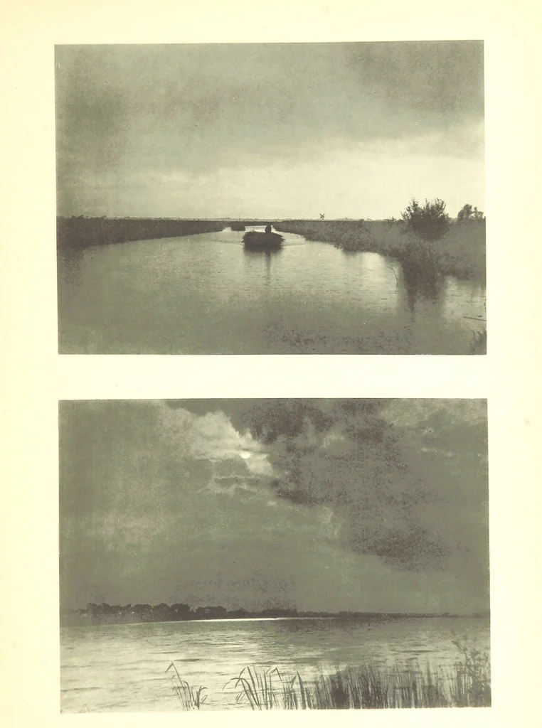 An illustration from Sun Pictures of the Norfolk Broads ... By Payne Jennings. With letterpress description by Ernest R. Suffling. (Second edition.), 1892, leaf 19