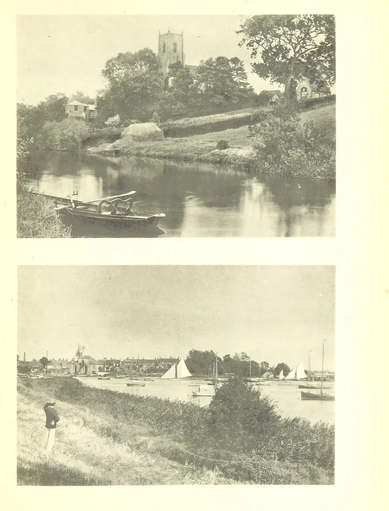 An illustration from Sun Pictures of the Norfolk Broads ... By Payne Jennings. With letterpress description by Ernest R. Suffling. (Second edition.), 1892, leaf 47