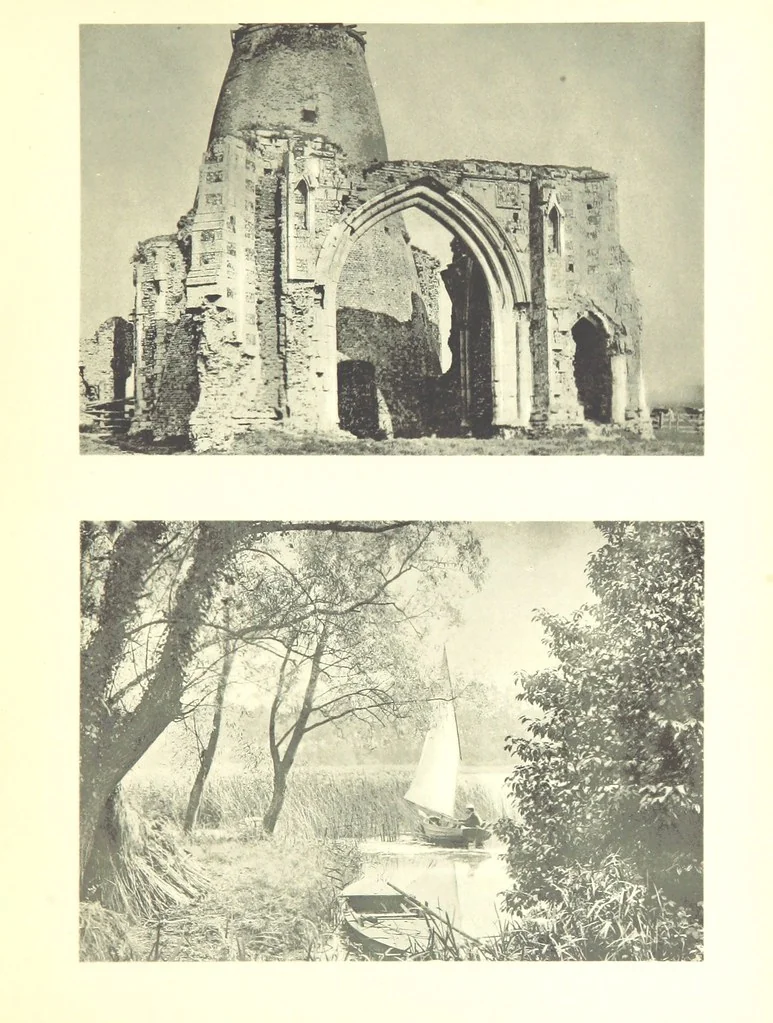 An illustration from Sun Pictures of the Norfolk Broads ... By Payne Jennings. With letterpress description by Ernest R. Suffling. (Second edition.), 1892, leaf 55