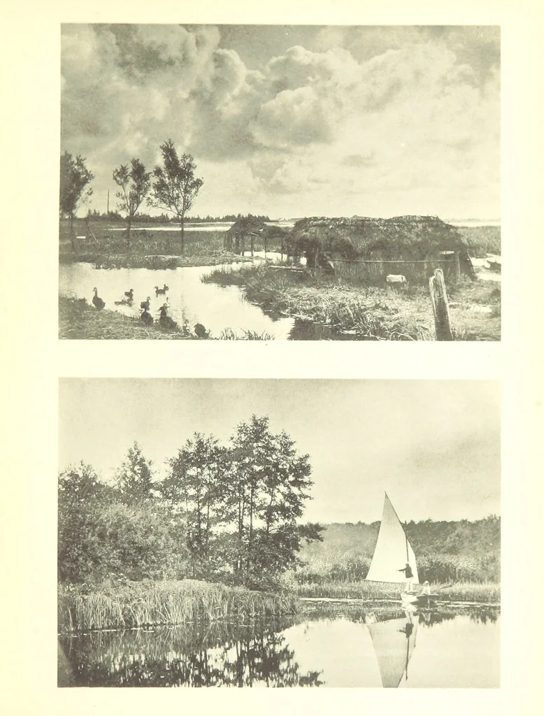 An illustration from Sun Pictures of the Norfolk Broads ... By Payne Jennings. With letterpress description by Ernest R. Suffling. (Second edition.), 1892, leaf 67