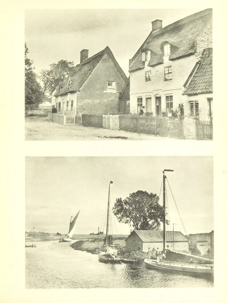 An illustration from Sun Pictures of the Norfolk Broads ... By Payne Jennings. With letterpress description by Ernest R. Suffling. (Second edition.), 1892, leaf 91