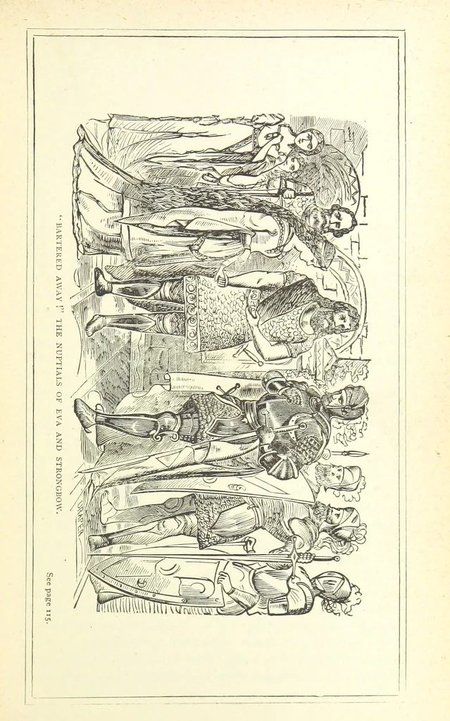An illustration from The Story of Ireland; a narrative of Irish history, from the earliest ages to the insurrection of 1867 ... Continued to the present time by J. Luby, etc, 1885, leaf 133
