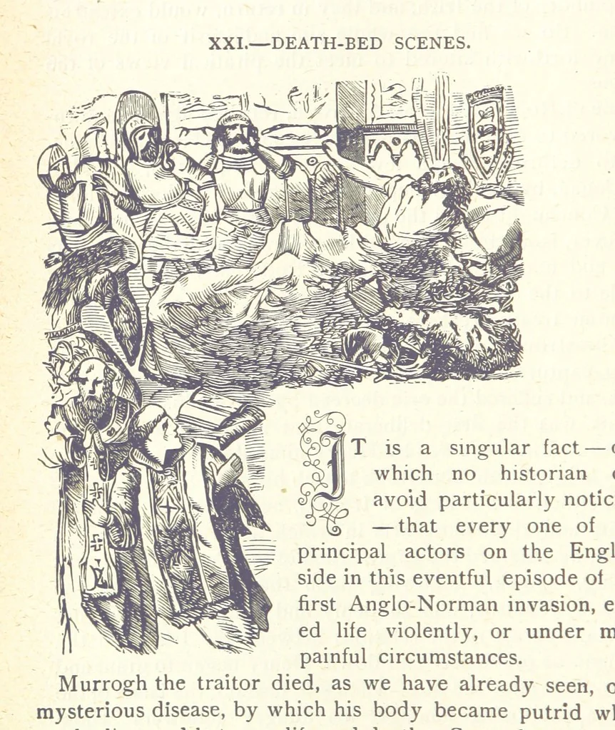An illustration from The Story of Ireland; a narrative of Irish history, from the earliest ages to the insurrection of 1867 ... Continued to the present time by J. Luby, etc, 1885, leaf 146