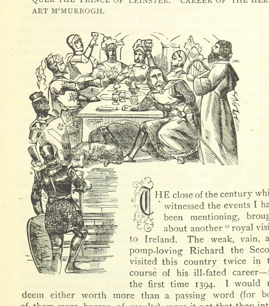 An illustration from The Story of Ireland; a narrative of Irish history, from the earliest ages to the insurrection of 1867 ... Continued to the present time by J. Luby, etc, 1885, leaf 183