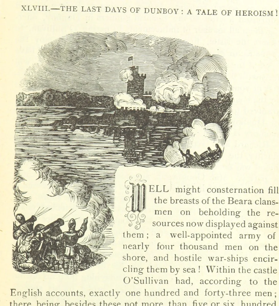 An illustration from The Story of Ireland; a narrative of Irish history, from the earliest ages to the insurrection of 1867 ... Continued to the present time by J. Luby, etc, 1885, leaf 309
