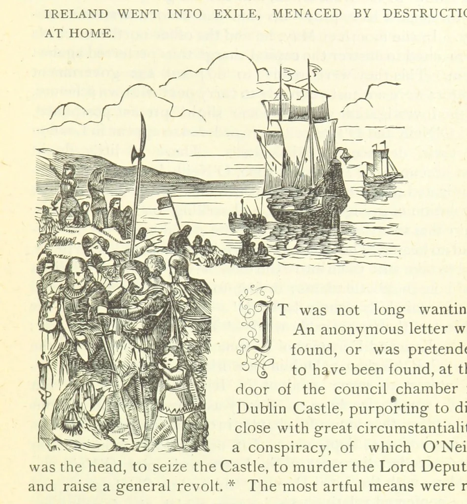 An illustration from The Story of Ireland; a narrative of Irish history, from the earliest ages to the insurrection of 1867 ... Continued to the present time by J. Luby, etc, 1885, leaf 341