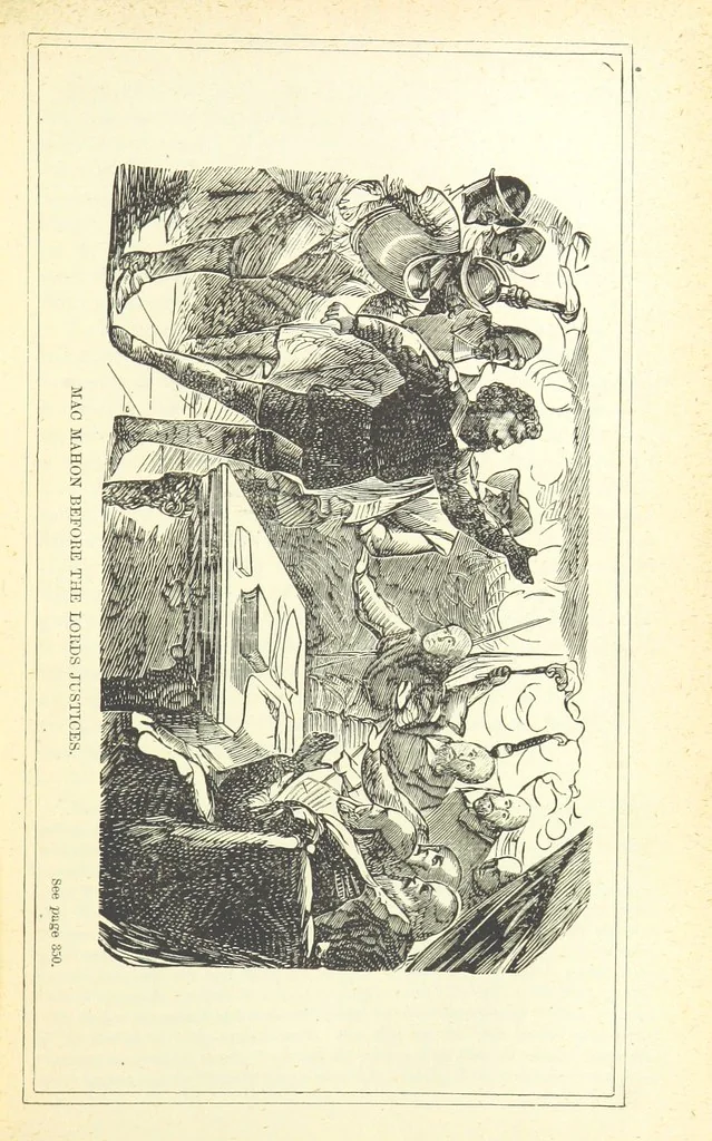 An illustration from The Story of Ireland; a narrative of Irish history, from the earliest ages to the insurrection of 1867 ... Continued to the present time by J. Luby, etc, 1885, leaf 367