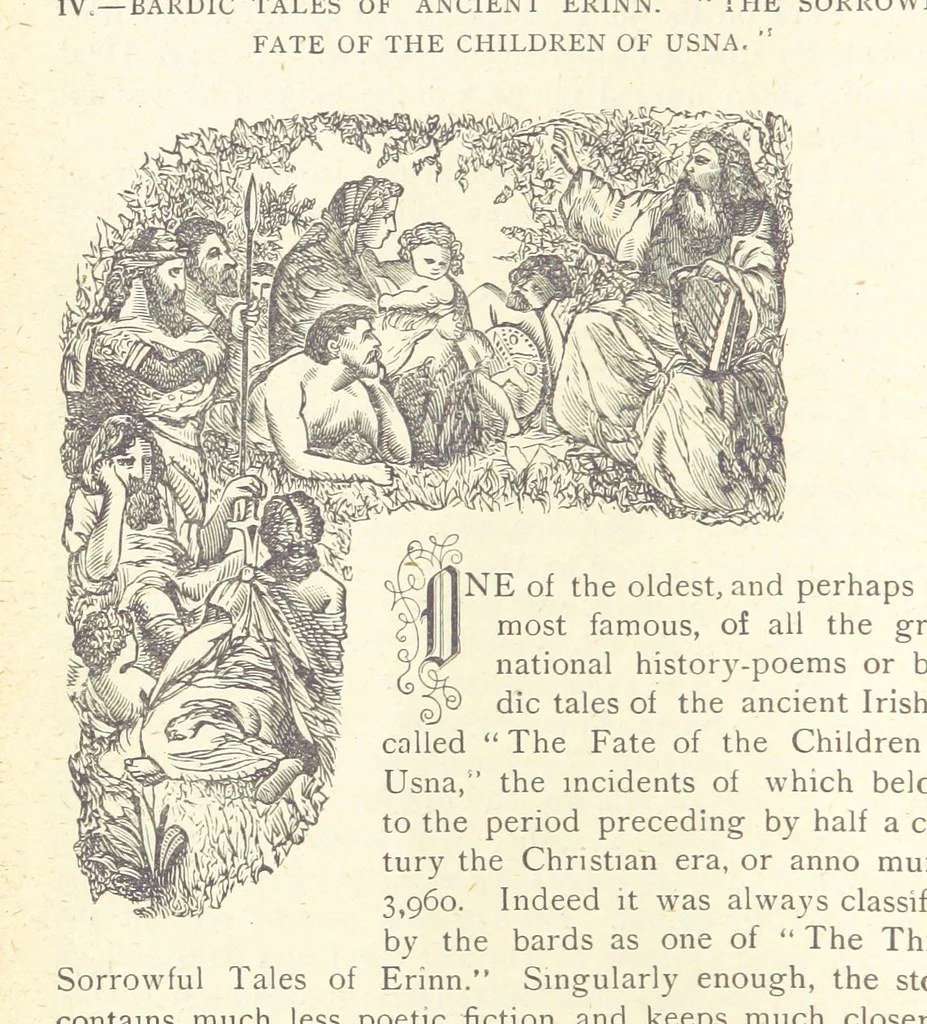An illustration from The Story of Ireland; a narrative of Irish history, from the earliest ages to the insurrection of 1867 ... Continued to the present time by J. Luby, etc, 1885, leaf 38