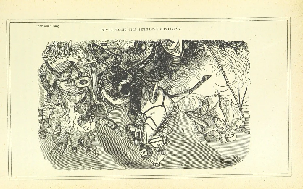 An illustration from The Story of Ireland; a narrative of Irish history, from the earliest ages to the insurrection of 1867 ... Continued to the present time by J. Luby, etc, 1885, leaf 447