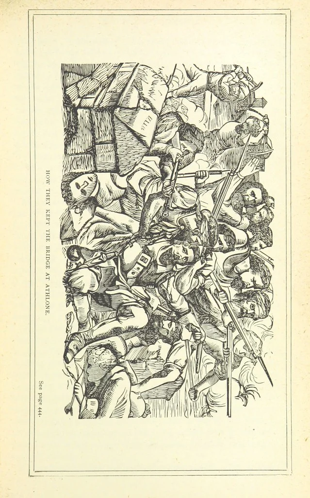 An illustration from The Story of Ireland; a narrative of Irish history, from the earliest ages to the insurrection of 1867 ... Continued to the present time by J. Luby, etc, 1885, leaf 461