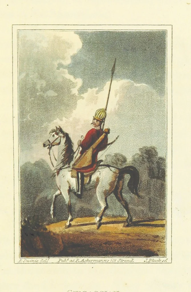 An illustration from Sketches of Russia, illustrated with fifteen engravings, 1814, leaf 109