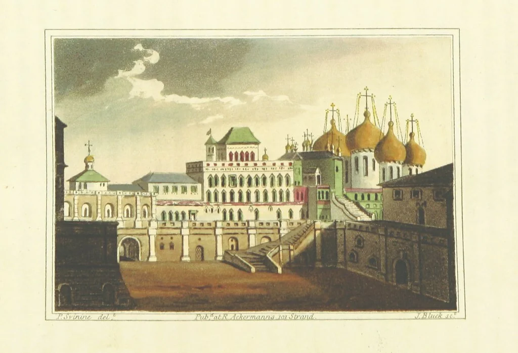 An illustration from Sketches of Russia, illustrated with fifteen engravings, 1814, leaf 124