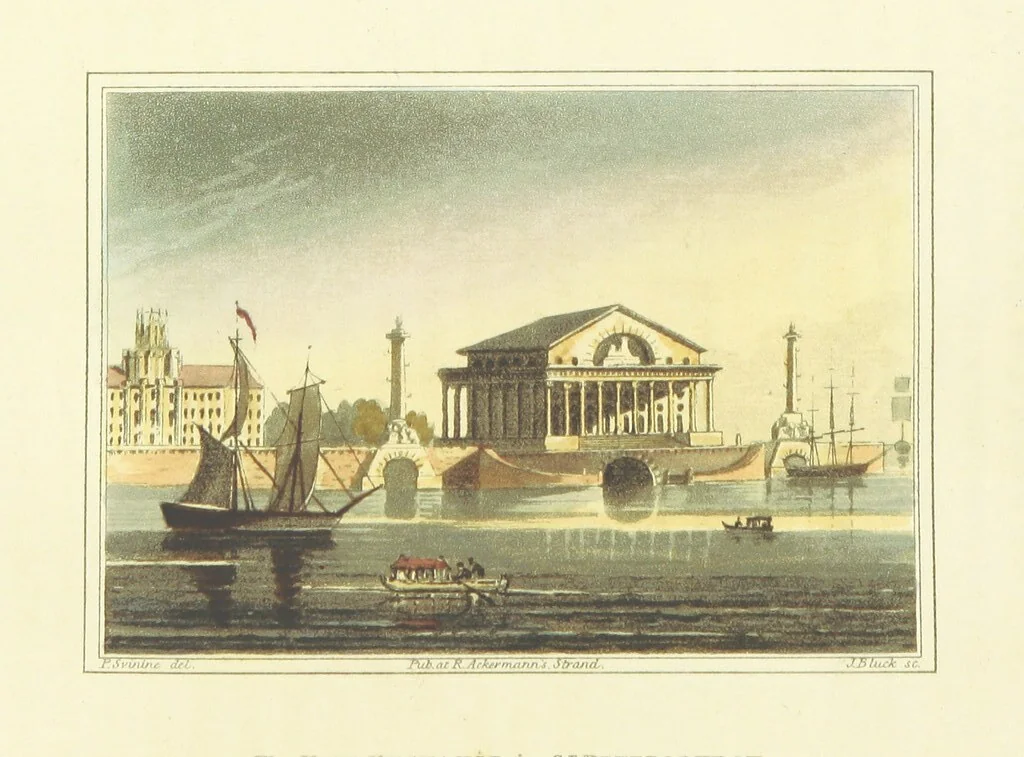 An illustration from Sketches of Russia, illustrated with fifteen engravings, 1814, leaf 136