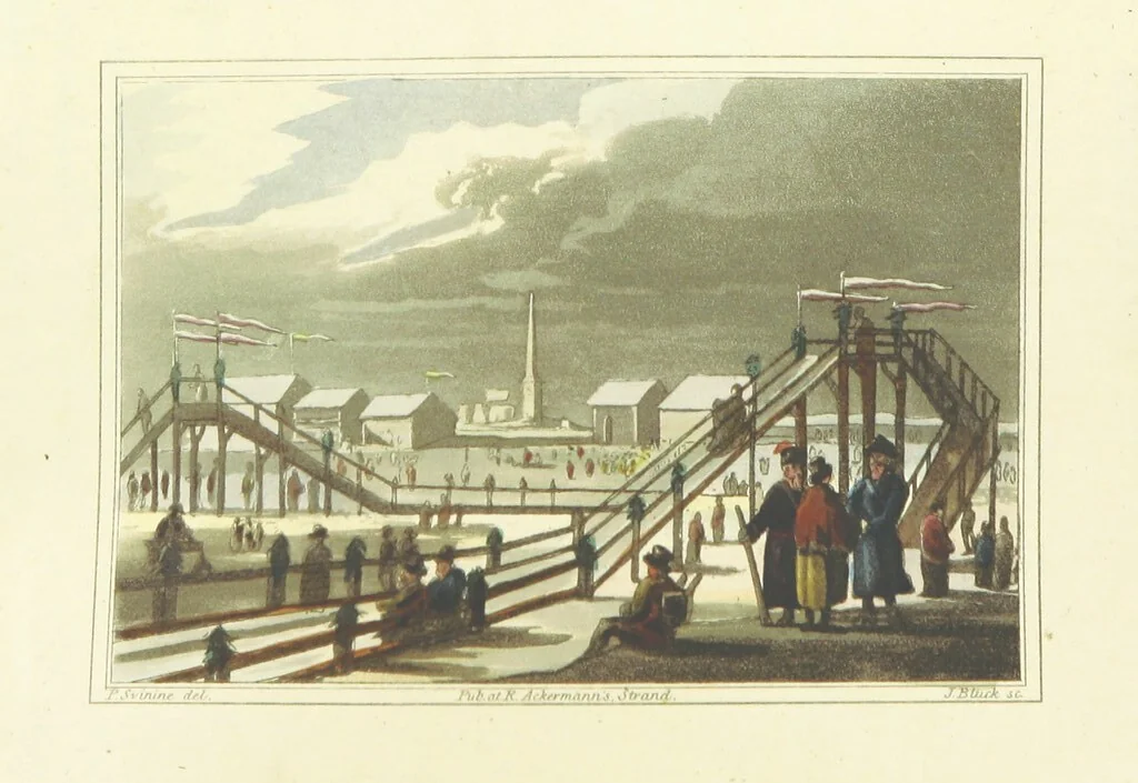 An illustration from Sketches of Russia, illustrated with fifteen engravings, 1814, leaf 142