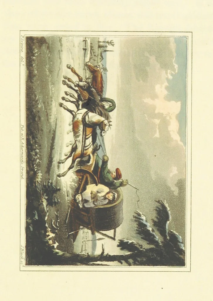 An illustration from Sketches of Russia, illustrated with fifteen engravings, 1814, leaf 153