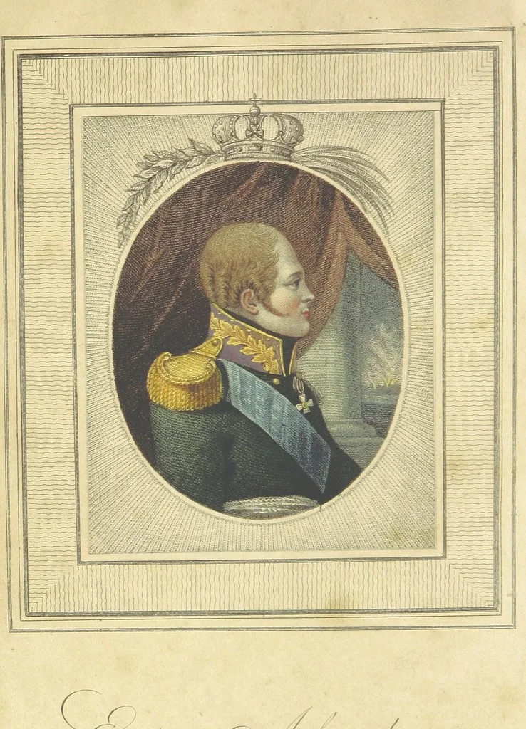 An illustration from Sketches of Russia, illustrated with fifteen engravings, 1814, leaf 8
