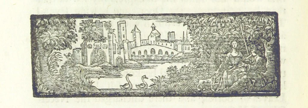An illustration from The Works of Jonathan Swift, D.D., D.S.P.D., in eight volumes. Containing I. His Miscellanies in Prose. II. His Poetical Writings. III. The Travels of Capt. Lemuel Gulliver. IV. Papers relating to Ireland, and the Drapier's Letters. V. The Conduct of the Allies, and the Examiner. VI. The Publick Spirit of the Whiggs, &c., with Polite Conversation. VII. Letters to and from Dr. Swift. VIII. Directions to Servants, Sermons, Poems, &c, 1746, leaf 136