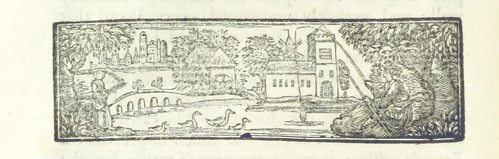 An illustration from The Works of Jonathan Swift, D.D., D.S.P.D., in eight volumes. Containing I. His Miscellanies in Prose. II. His Poetical Writings. III. The Travels of Capt. Lemuel Gulliver. IV. Papers relating to Ireland, and the Drapier's Letters. V. The Conduct of the Allies, and the Examiner. VI. The Publick Spirit of the Whiggs, &c., with Polite Conversation. VII. Letters to and from Dr. Swift. VIII. Directions to Servants, Sermons, Poems, &c, 1746, leaf 144