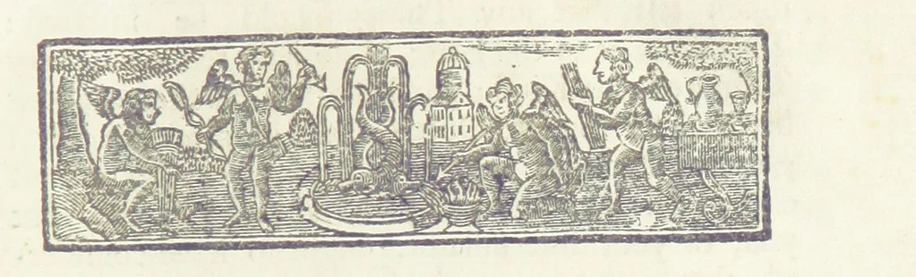 An illustration from The Works of Jonathan Swift, D.D., D.S.P.D., in eight volumes. Containing I. His Miscellanies in Prose. II. His Poetical Writings. III. The Travels of Capt. Lemuel Gulliver. IV. Papers relating to Ireland, and the Drapier's Letters. V. The Conduct of the Allies, and the Examiner. VI. The Publick Spirit of the Whiggs, &c., with Polite Conversation. VII. Letters to and from Dr. Swift. VIII. Directions to Servants, Sermons, Poems, &c, 1746, leaf 15