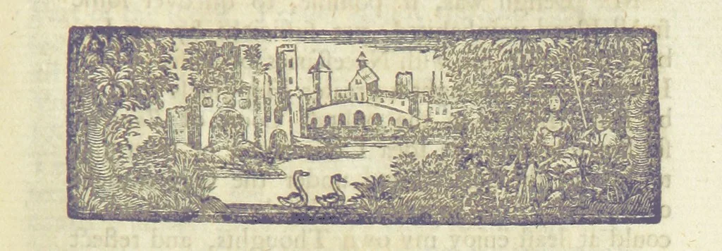 An illustration from The Works of Jonathan Swift, D.D., D.S.P.D., in eight volumes. Containing I. His Miscellanies in Prose. II. His Poetical Writings. III. The Travels of Capt. Lemuel Gulliver. IV. Papers relating to Ireland, and the Drapier's Letters. V. The Conduct of the Allies, and the Examiner. VI. The Publick Spirit of the Whiggs, &c., with Polite Conversation. VII. Letters to and from Dr. Swift. VIII. Directions to Servants, Sermons, Poems, &c, 1746, leaf 393