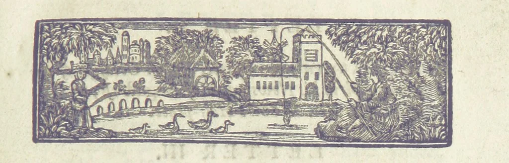 An illustration from The Works of Jonathan Swift, D.D., D.S.P.D., in eight volumes. Containing I. His Miscellanies in Prose. II. His Poetical Writings. III. The Travels of Capt. Lemuel Gulliver. IV. Papers relating to Ireland, and the Drapier's Letters. V. The Conduct of the Allies, and the Examiner. VI. The Publick Spirit of the Whiggs, &c., with Polite Conversation. VII. Letters to and from Dr. Swift. VIII. Directions to Servants, Sermons, Poems, &c, 1746, leaf 15