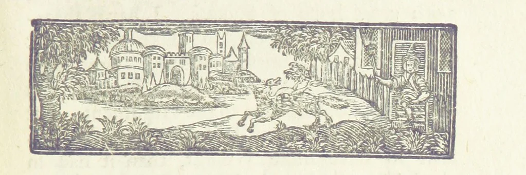 An illustration from The Works of Jonathan Swift, D.D., D.S.P.D., in eight volumes. Containing I. His Miscellanies in Prose. II. His Poetical Writings. III. The Travels of Capt. Lemuel Gulliver. IV. Papers relating to Ireland, and the Drapier's Letters. V. The Conduct of the Allies, and the Examiner. VI. The Publick Spirit of the Whiggs, &c., with Polite Conversation. VII. Letters to and from Dr. Swift. VIII. Directions to Servants, Sermons, Poems, &c, 1746, leaf 21