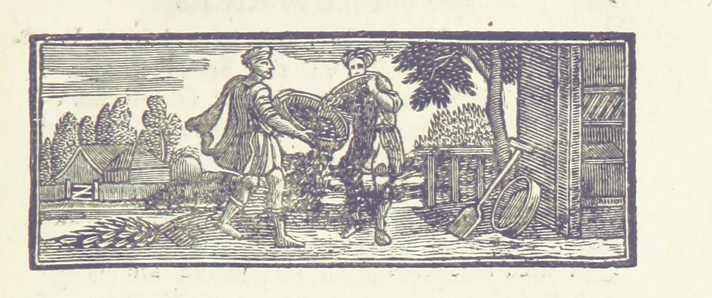 An illustration from The Works of Jonathan Swift, D.D., D.S.P.D., in eight volumes. Containing I. His Miscellanies in Prose. II. His Poetical Writings. III. The Travels of Capt. Lemuel Gulliver. IV. Papers relating to Ireland, and the Drapier's Letters. V. The Conduct of the Allies, and the Examiner. VI. The Publick Spirit of the Whiggs, &c., with Polite Conversation. VII. Letters to and from Dr. Swift. VIII. Directions to Servants, Sermons, Poems, &c, 1746, leaf 57