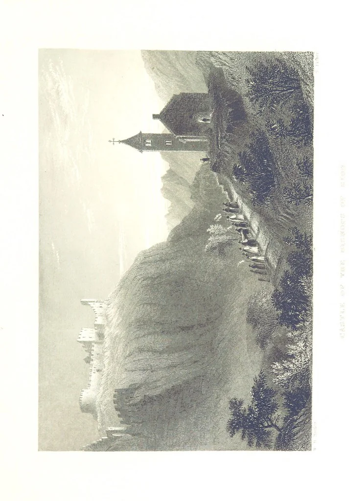 An illustration from Zwitzerland en de Alpen van Savoye, in afbeeldingen en tafereelen geschetst. [The text by N. G. van Kampen, the engravings by W. H. Bartlett, 1836, leaf 103
