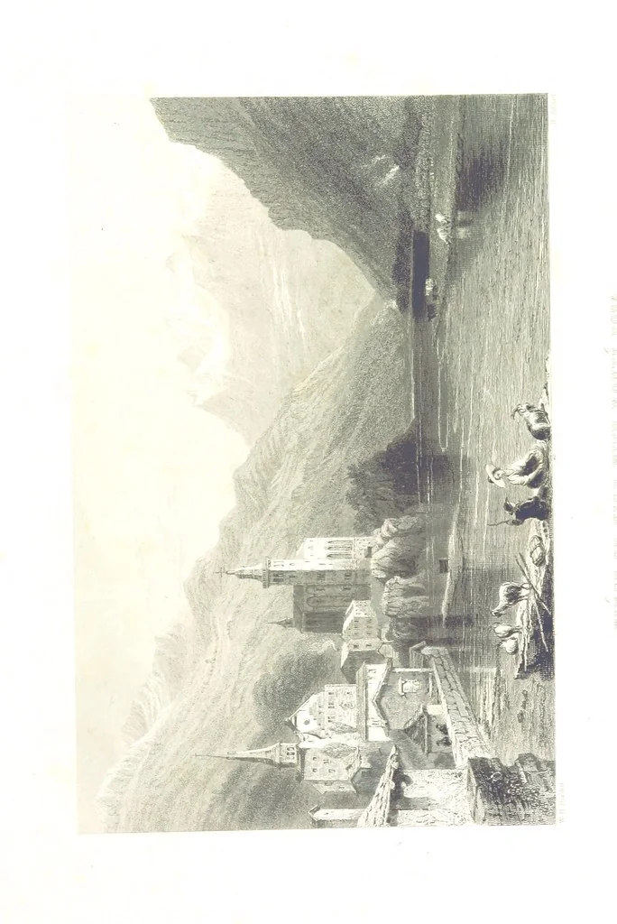 An illustration from Zwitzerland en de Alpen van Savoye, in afbeeldingen en tafereelen geschetst. [The text by N. G. van Kampen, the engravings by W. H. Bartlett, 1836, leaf 111