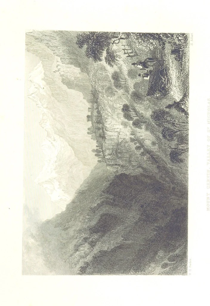 An illustration from Zwitzerland en de Alpen van Savoye, in afbeeldingen en tafereelen geschetst. [The text by N. G. van Kampen, the engravings by W. H. Bartlett, 1836, leaf 115