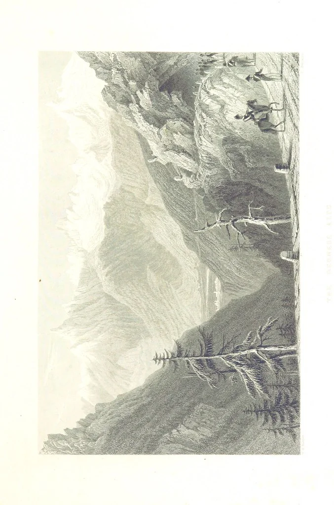 An illustration from Zwitzerland en de Alpen van Savoye, in afbeeldingen en tafereelen geschetst. [The text by N. G. van Kampen, the engravings by W. H. Bartlett, 1836, leaf 127