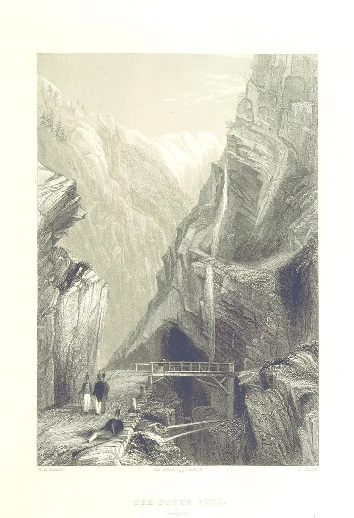 An illustration from Zwitzerland en de Alpen van Savoye, in afbeeldingen en tafereelen geschetst. [The text by N. G. van Kampen, the engravings by W. H. Bartlett, 1836, leaf 129