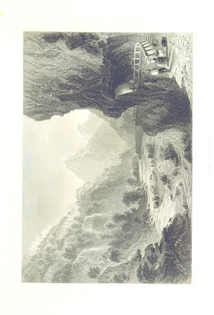An illustration from Zwitzerland en de Alpen van Savoye, in afbeeldingen en tafereelen geschetst. [The text by N. G. van Kampen, the engravings by W. H. Bartlett, 1836, leaf 133