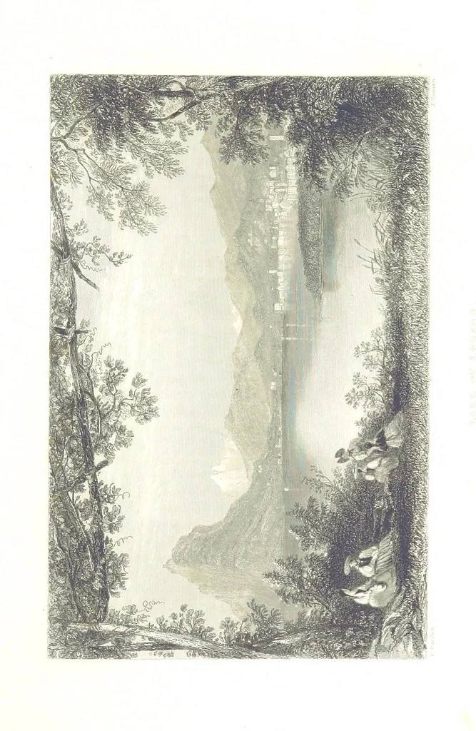 An illustration from Zwitzerland en de Alpen van Savoye, in afbeeldingen en tafereelen geschetst. [The text by N. G. van Kampen, the engravings by W. H. Bartlett, 1836, leaf 157