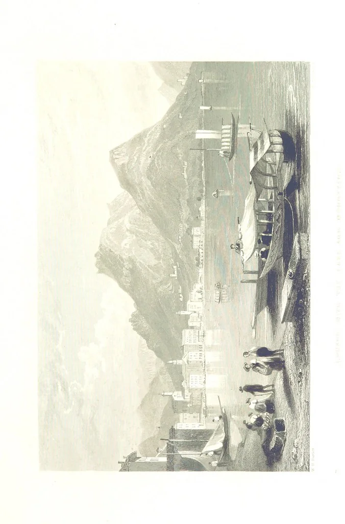 An illustration from Zwitzerland en de Alpen van Savoye, in afbeeldingen en tafereelen geschetst. [The text by N. G. van Kampen, the engravings by W. H. Bartlett, 1836, leaf 159