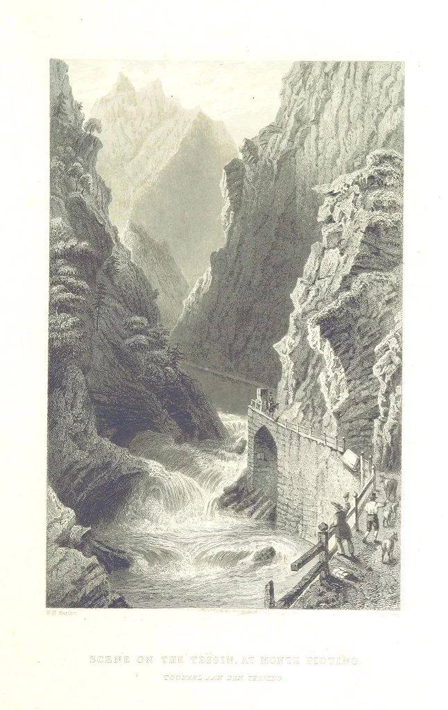 An illustration from Zwitzerland en de Alpen van Savoye, in afbeeldingen en tafereelen geschetst. [The text by N. G. van Kampen, the engravings by W. H. Bartlett, 1836, leaf 169