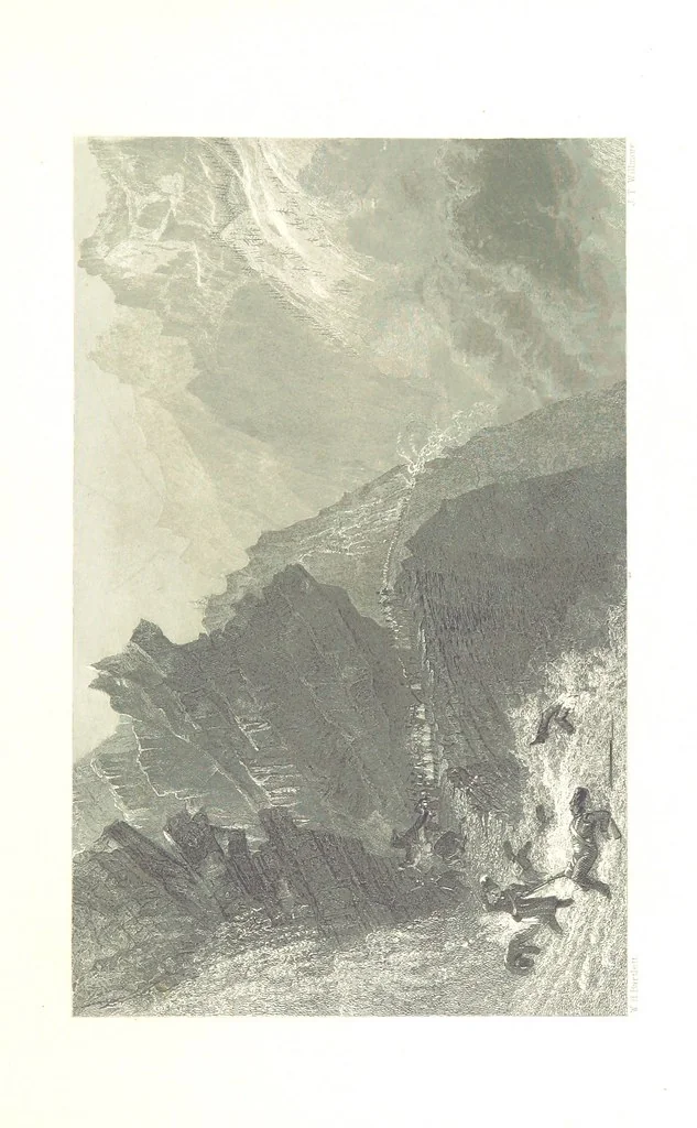 An illustration from Zwitzerland en de Alpen van Savoye, in afbeeldingen en tafereelen geschetst. [The text by N. G. van Kampen, the engravings by W. H. Bartlett, 1836, leaf 187