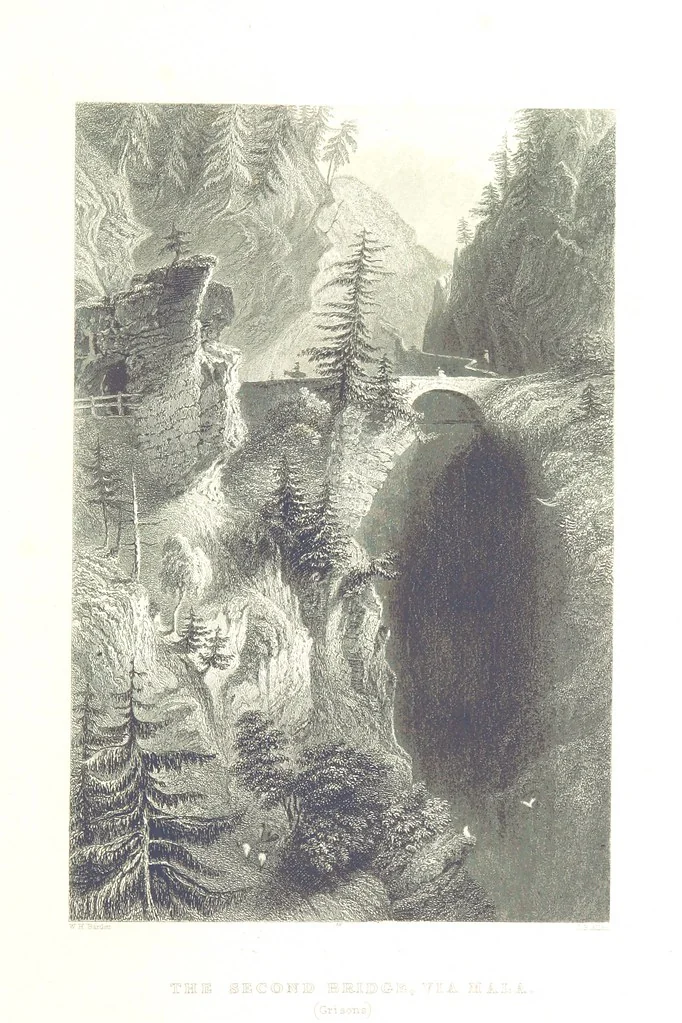 An illustration from Zwitzerland en de Alpen van Savoye, in afbeeldingen en tafereelen geschetst. [The text by N. G. van Kampen, the engravings by W. H. Bartlett, 1836, leaf 207