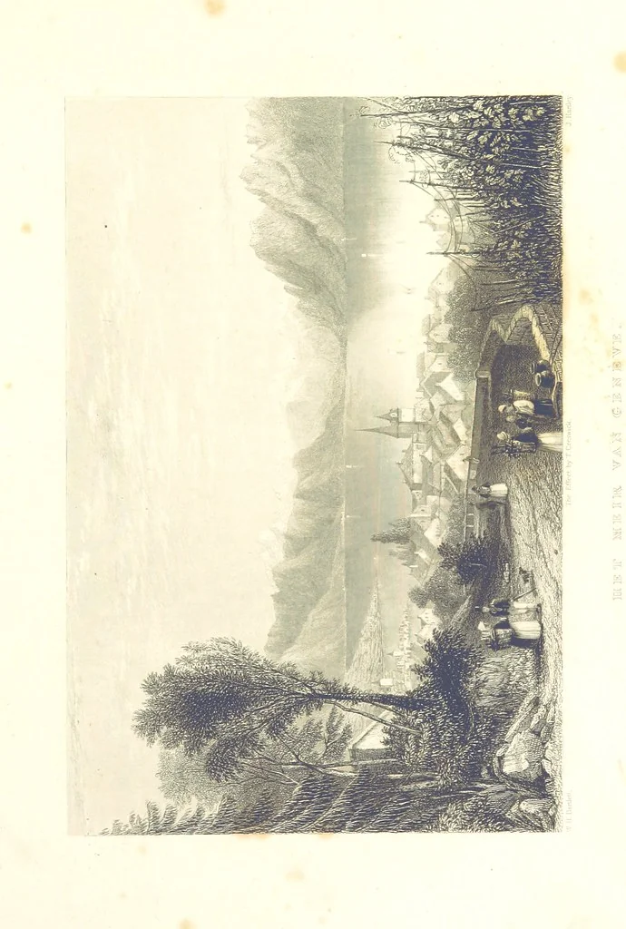 An illustration from Zwitzerland en de Alpen van Savoye, in afbeeldingen en tafereelen geschetst. [The text by N. G. van Kampen, the engravings by W. H. Bartlett, 1836, leaf 21