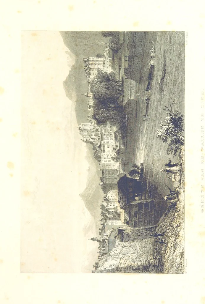 An illustration from Zwitzerland en de Alpen van Savoye, in afbeeldingen en tafereelen geschetst. [The text by N. G. van Kampen, the engravings by W. H. Bartlett, 1836, leaf 27