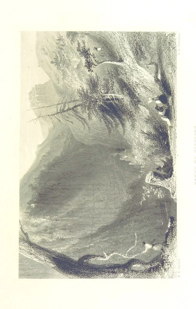An illustration from Zwitzerland en de Alpen van Savoye, in afbeeldingen en tafereelen geschetst. [The text by N. G. van Kampen, the engravings by W. H. Bartlett, 1836, leaf 325