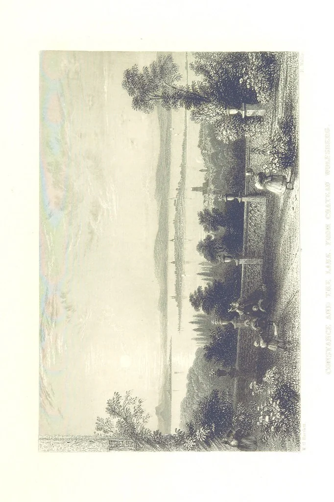 An illustration from Zwitzerland en de Alpen van Savoye, in afbeeldingen en tafereelen geschetst. [The text by N. G. van Kampen, the engravings by W. H. Bartlett, 1836, leaf 351