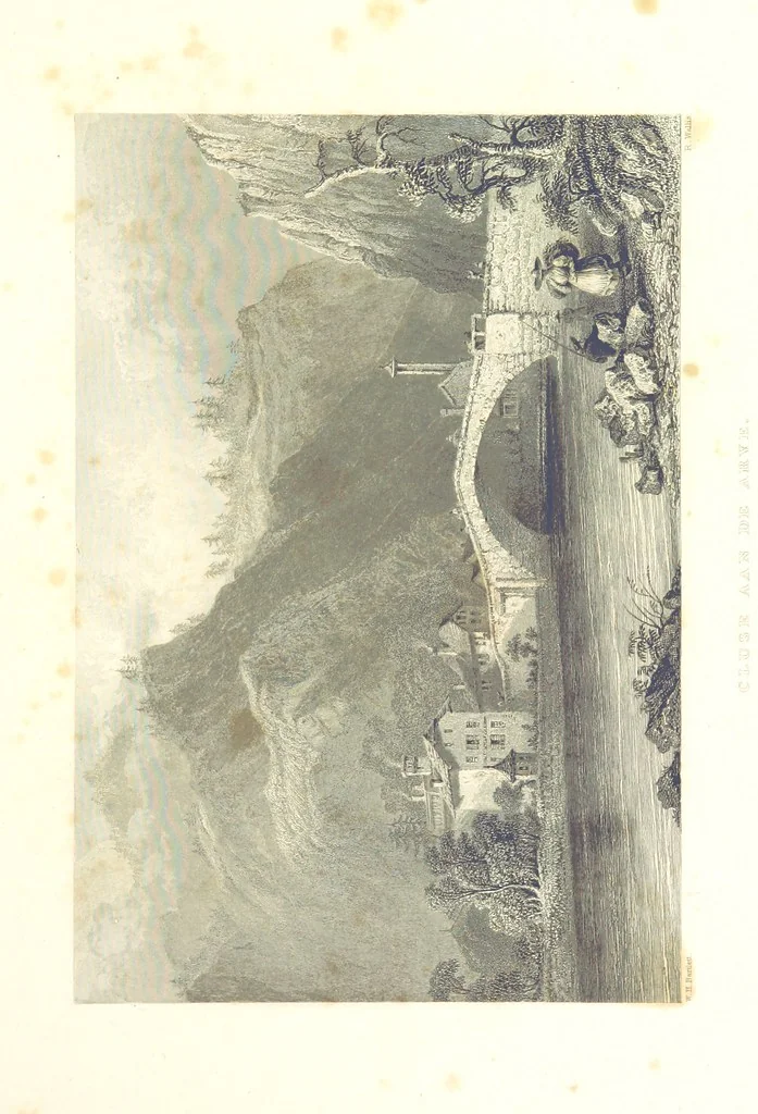 An illustration from Zwitzerland en de Alpen van Savoye, in afbeeldingen en tafereelen geschetst. [The text by N. G. van Kampen, the engravings by W. H. Bartlett, 1836, leaf 37